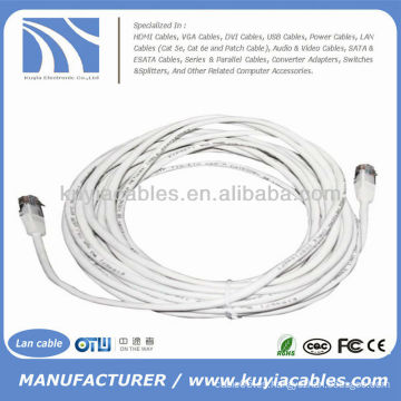 Gris cable de la LAN del cat5e del utp 4pr 24awg Cable del Ethernet de la red del LAN del remiendo